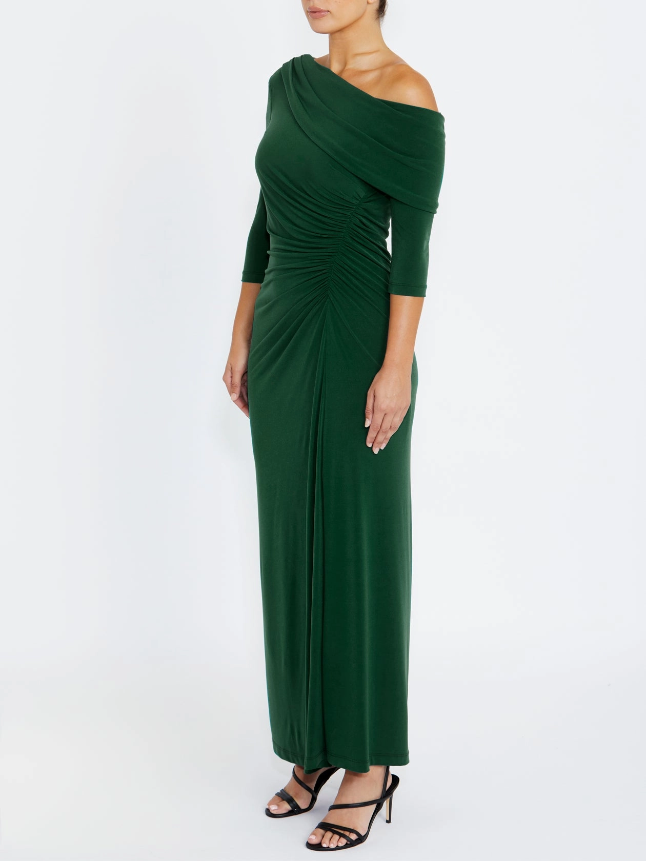 Saskia Pine Jersey Gown Classic Fit
