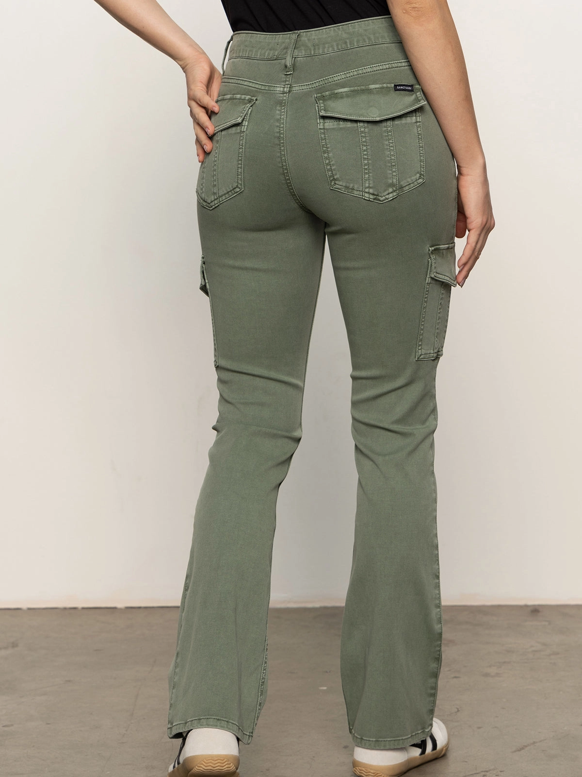 Sculpted Hayden Bootcut Pant Dark Spruce Thin