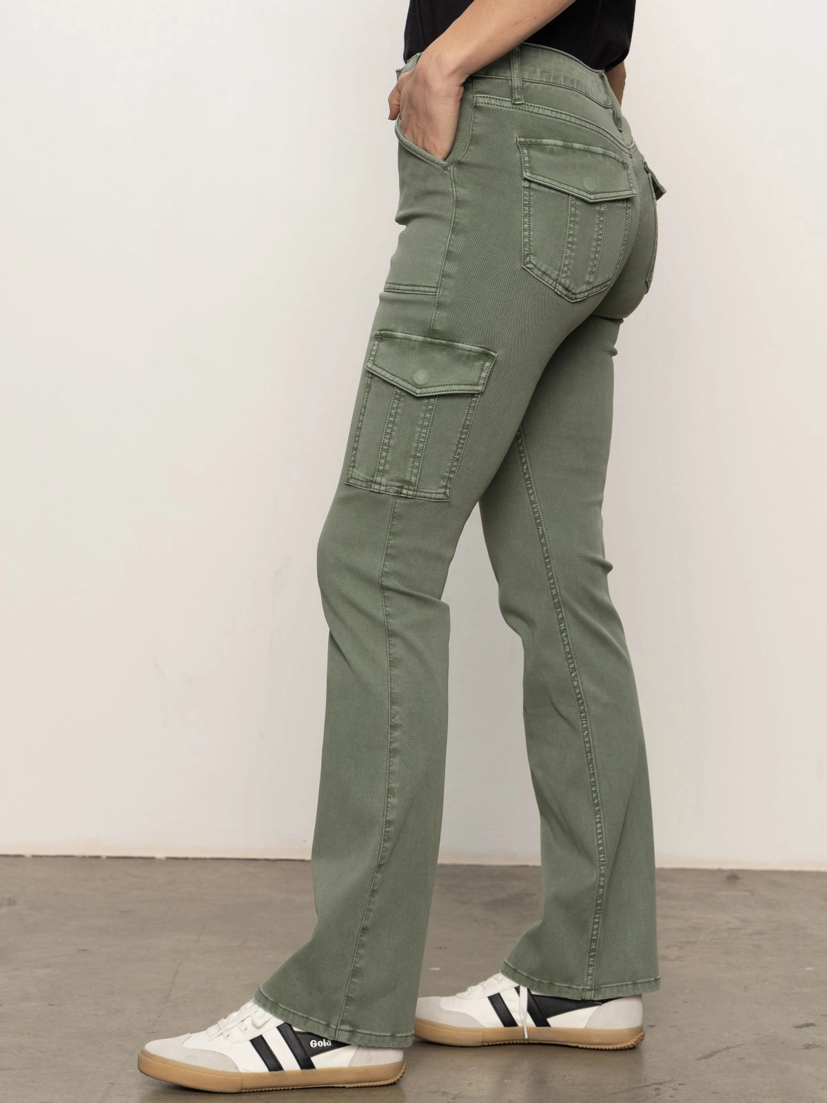 Sculpted Hayden Bootcut Pant Dark Spruce Thin