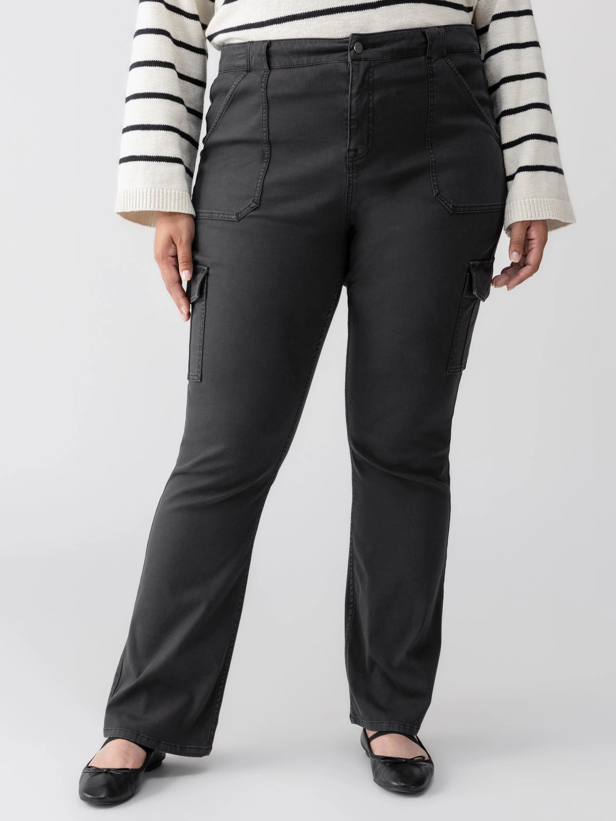 Sculpted Hayden Bootcut Standard Rise Pant Black Extended Sizing long pants On The Go