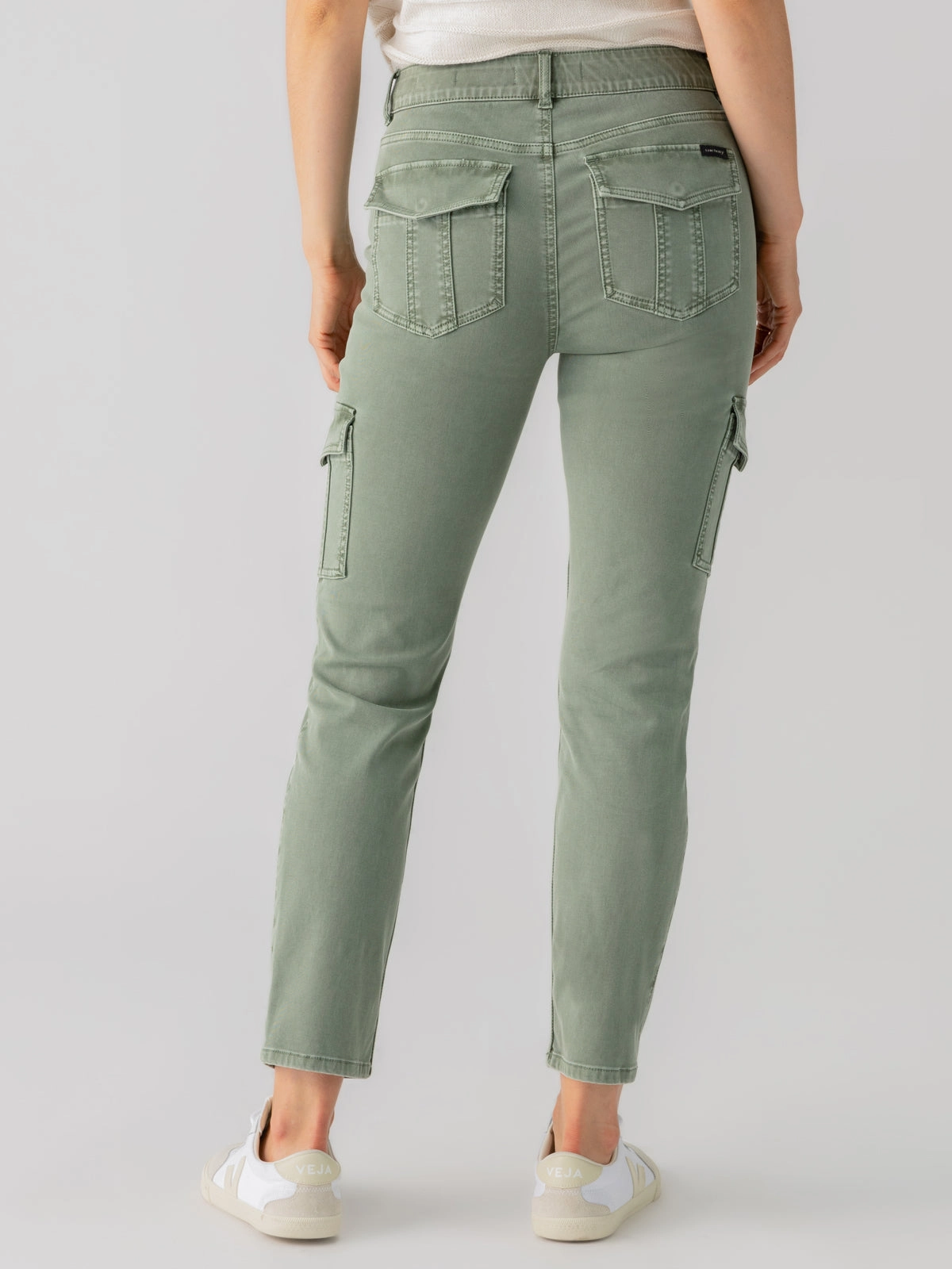 Sculpted Hayden Cargo Standard Rise Pant Dark Spruce Fleece-warm