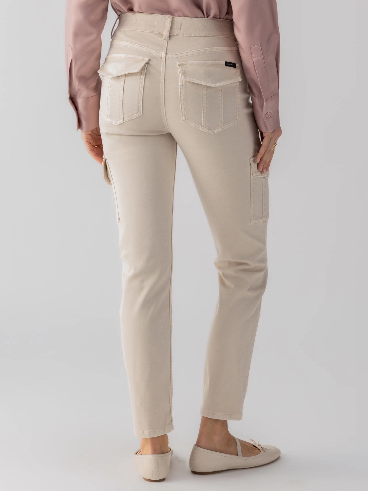 Sculpted Hayden Cargo Standard Rise Pant Toasted Almond Versatile Wear