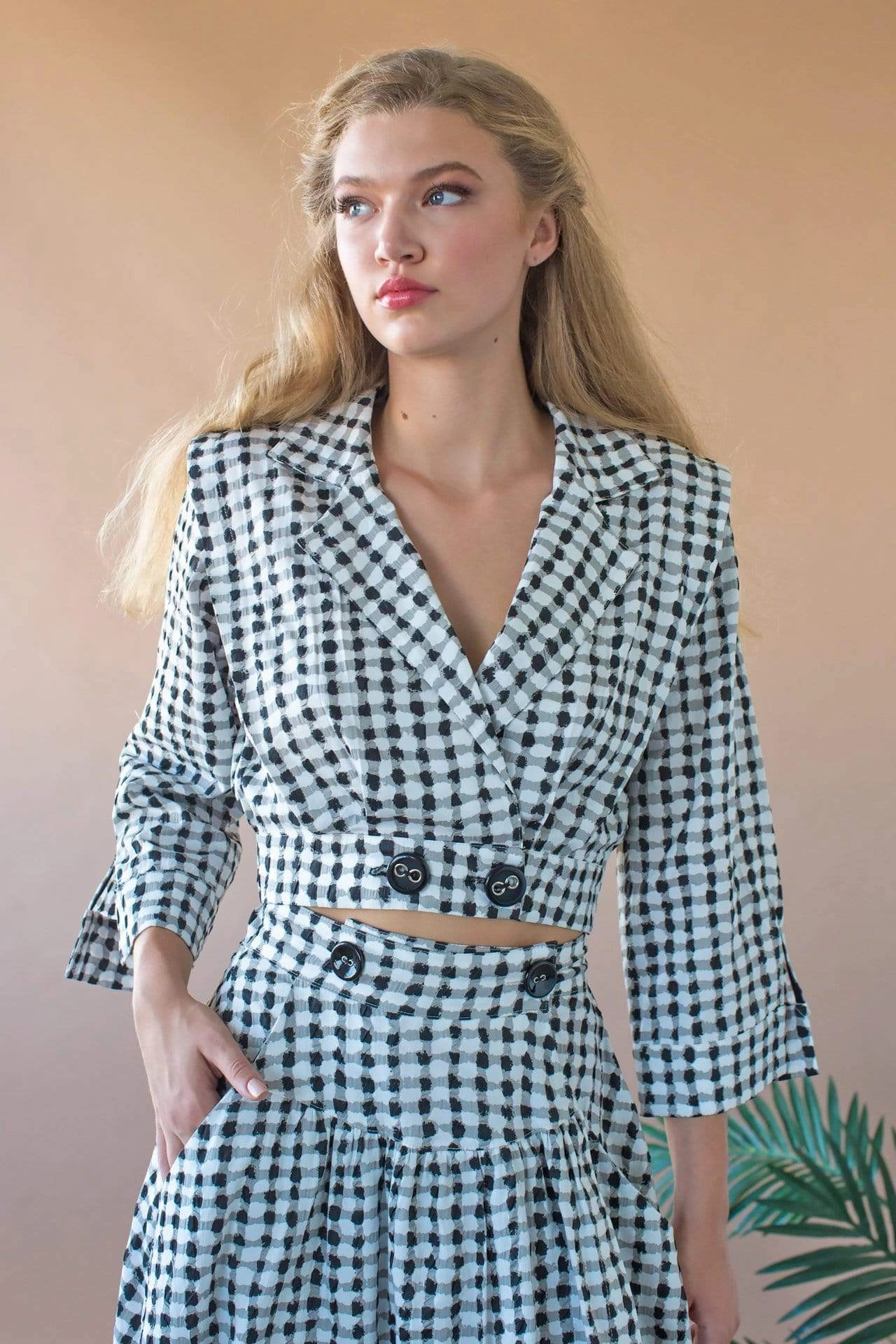 Eva Franco Jacket Billy Jacket - Checkmate
