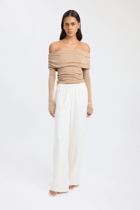 Shiloh Fold Top embroidered decoration