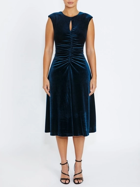 Sophisticated Look Ocean Breeze Shyla Midnight Velour Dress