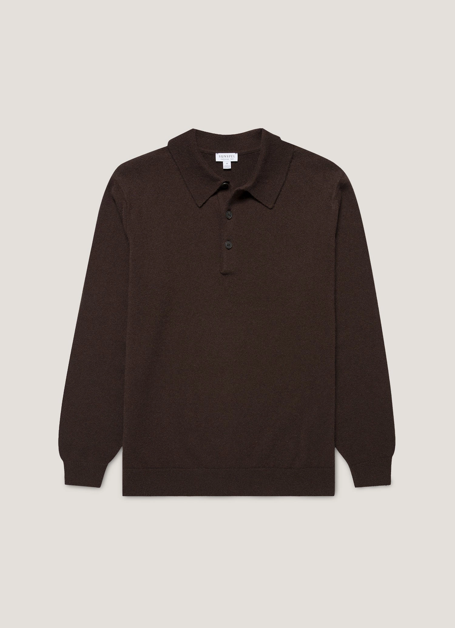 Men's Cashmere Polo Shirt in Truffle Fresh Style