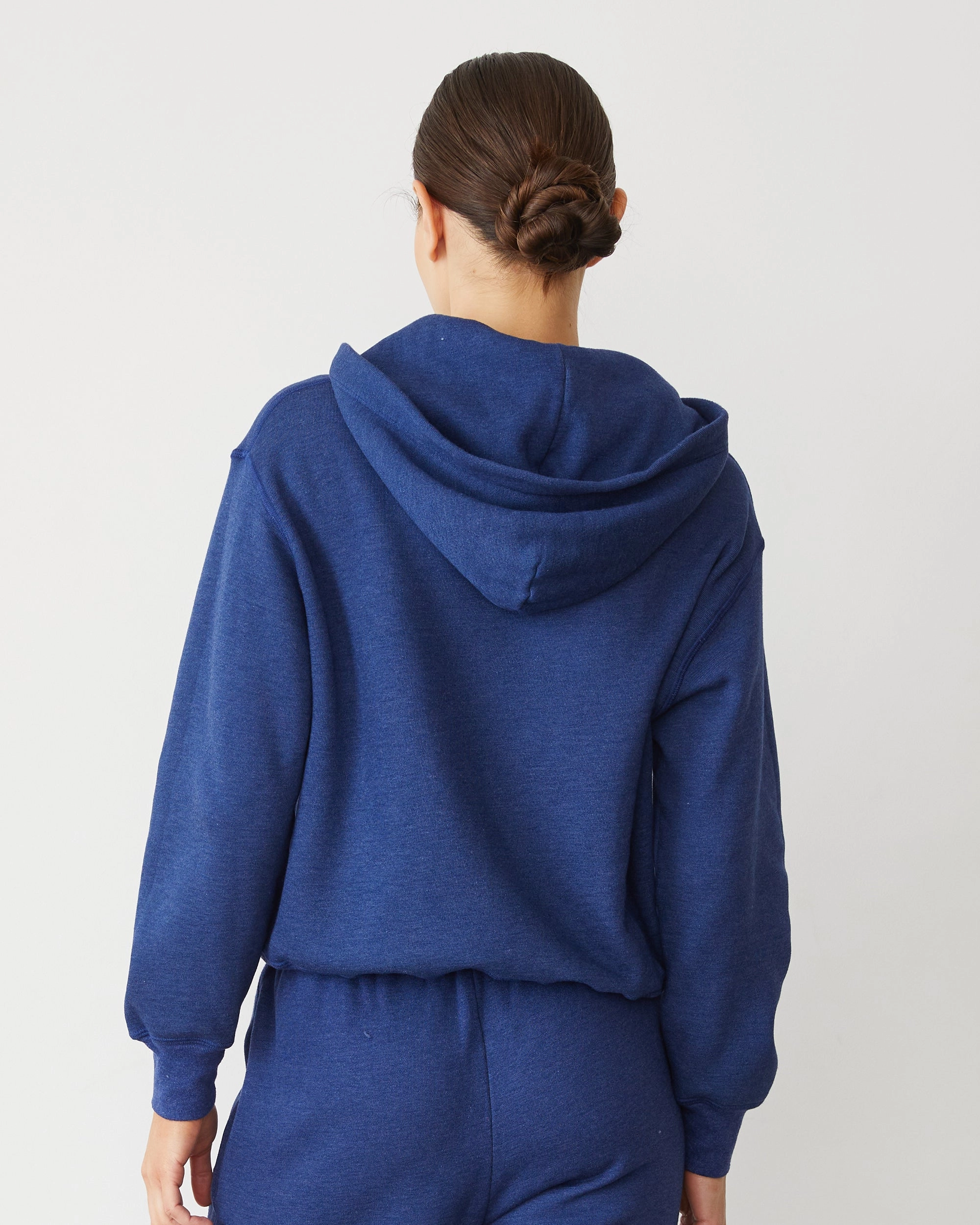 Simplified Style Teddy Fleece Relaxed Zip Up Hoody