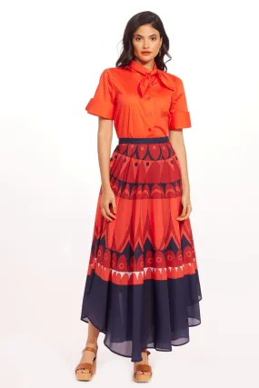 Sinead Maxi skirt - Neptune Modern Details Detail Focus