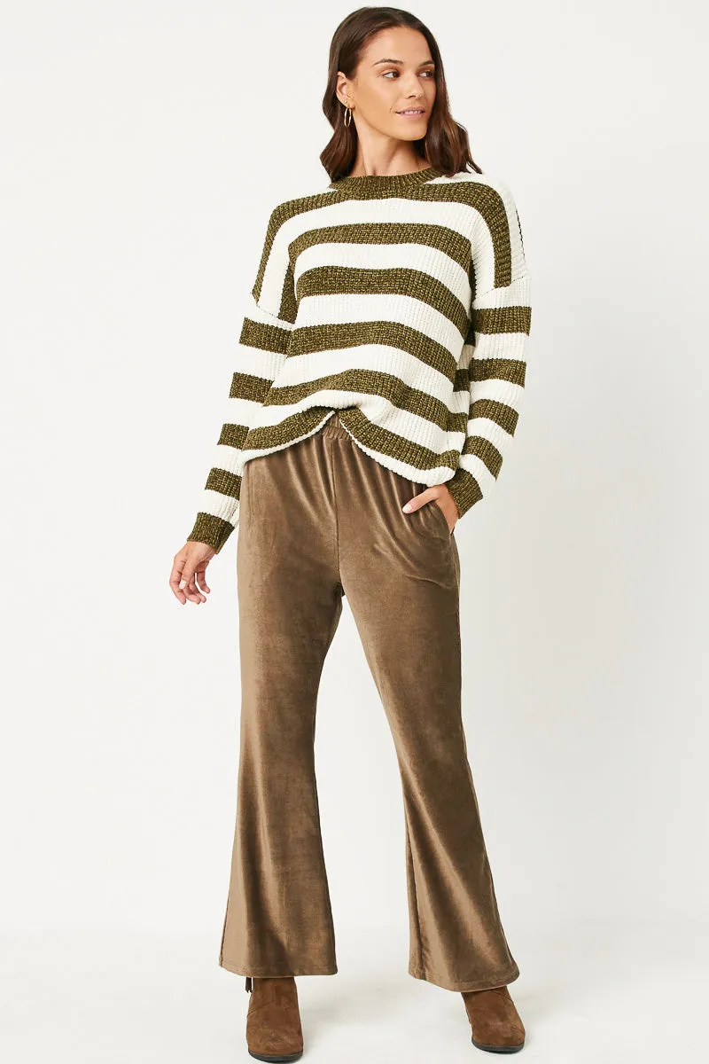 Wide Leg Velvet Corduroy Pants Bootcut shape Urban Style