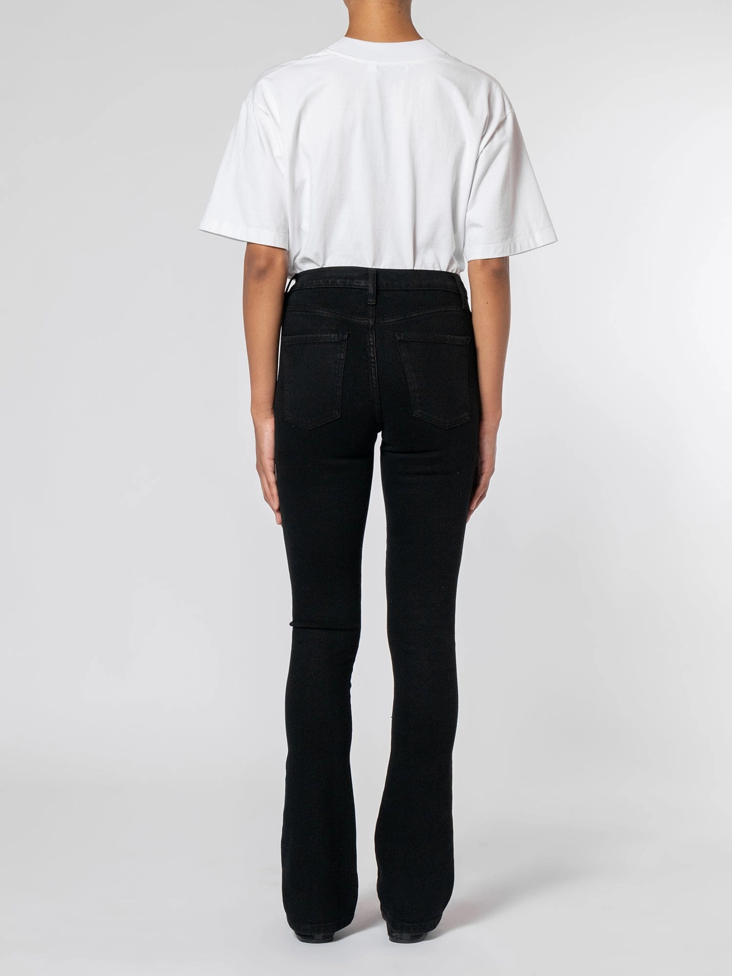 Skinny Boot Pure Black premium fabric