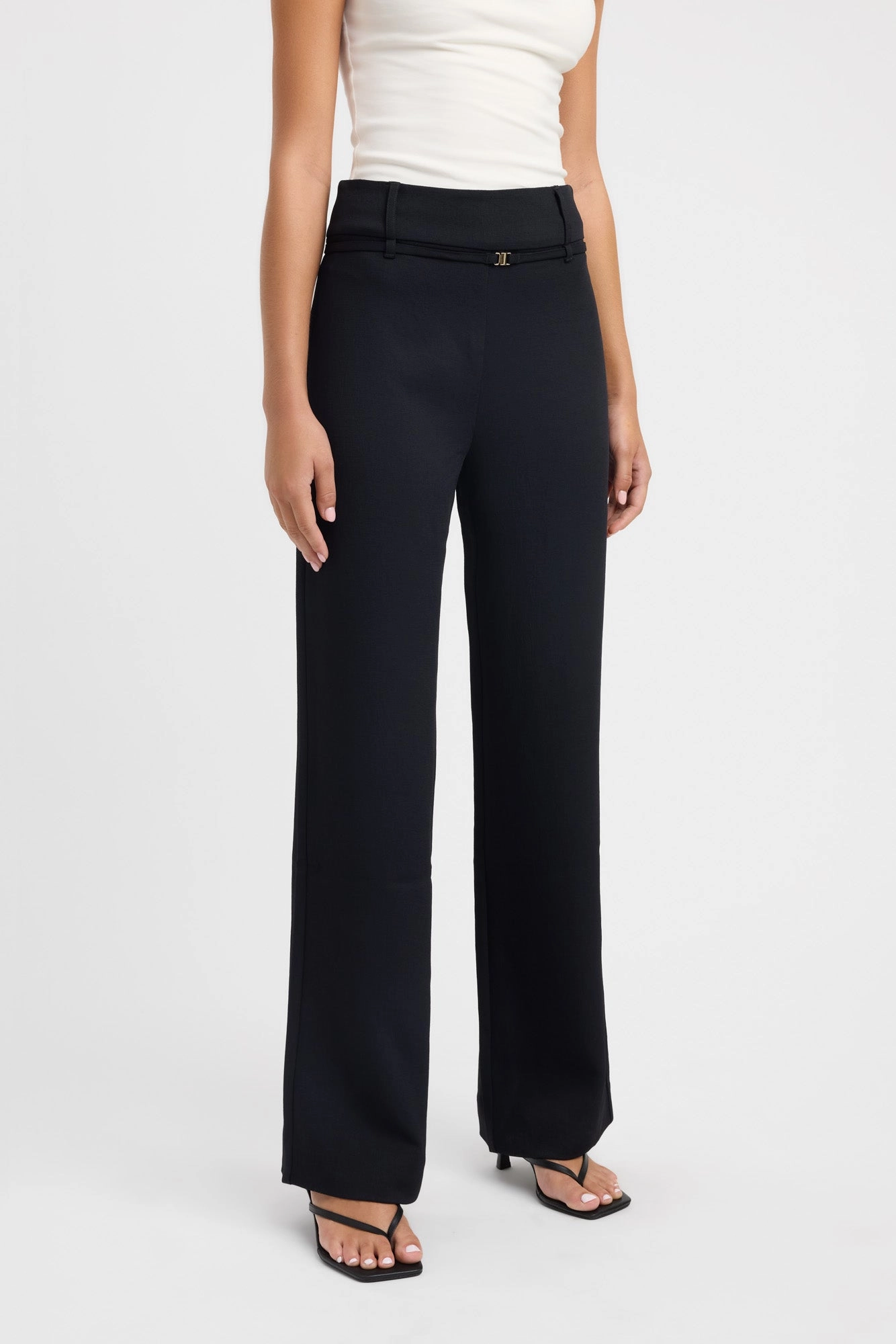 Skinny Fit Oyster Belt Pant