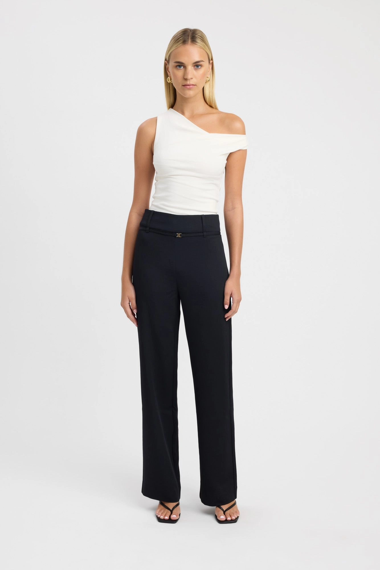 Skinny Fit Oyster Belt Pant