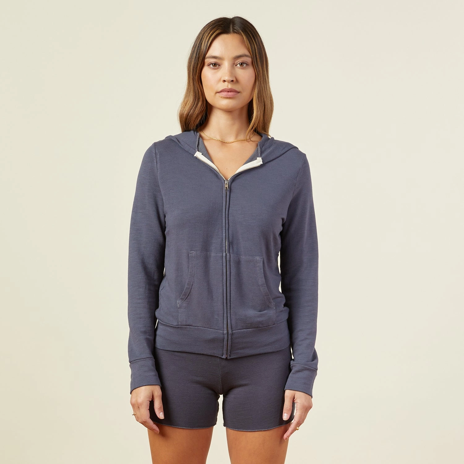 Sleek lines Supersoft Zip Up Hoody