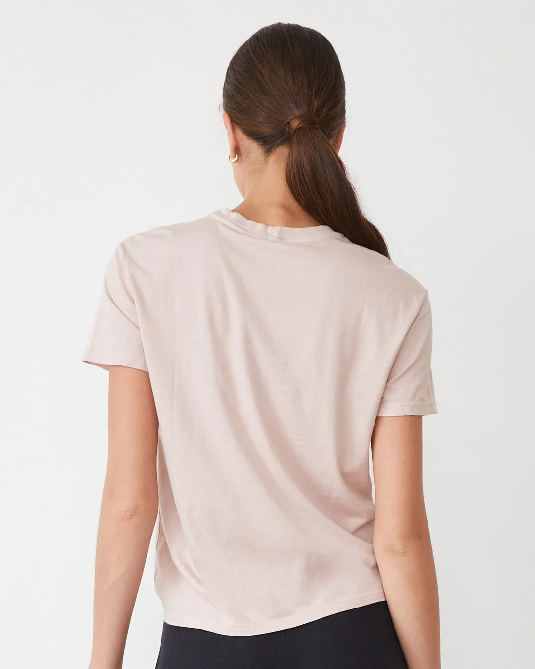 Slim Essential Basic Crew Neck Tee