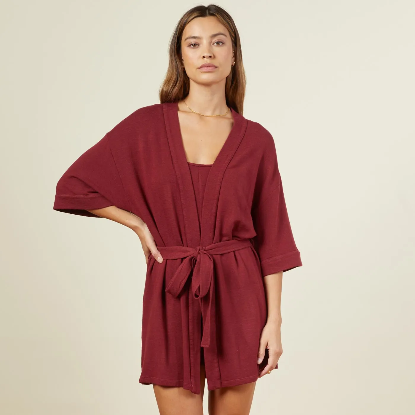 Supersoft Robe Standout Detail Flap Pockets