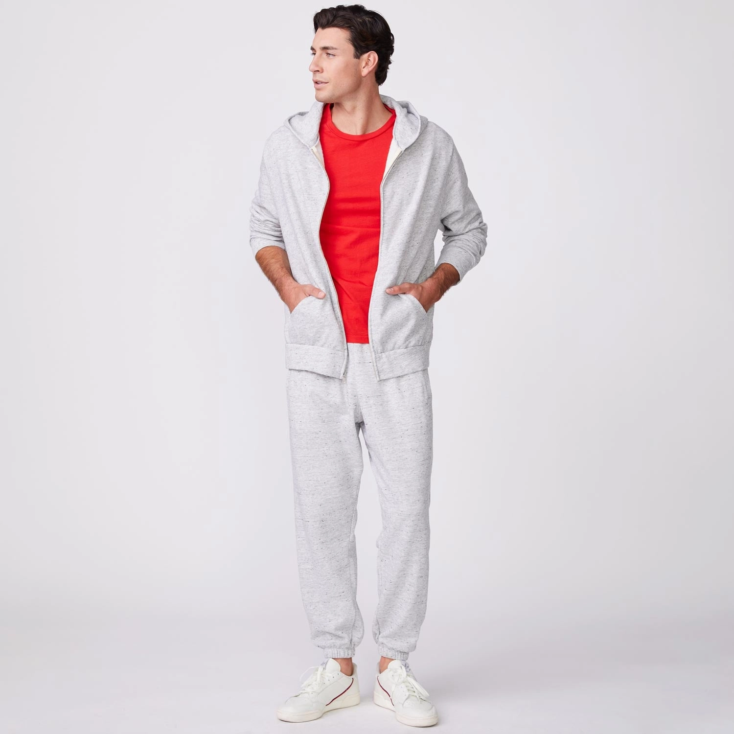 Slim Essential Zip Up Hoody