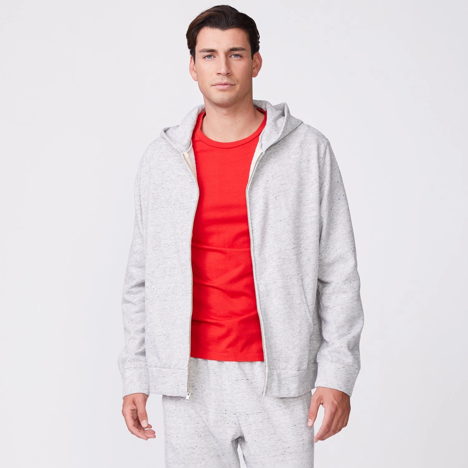 Slim Essential Zip Up Hoody