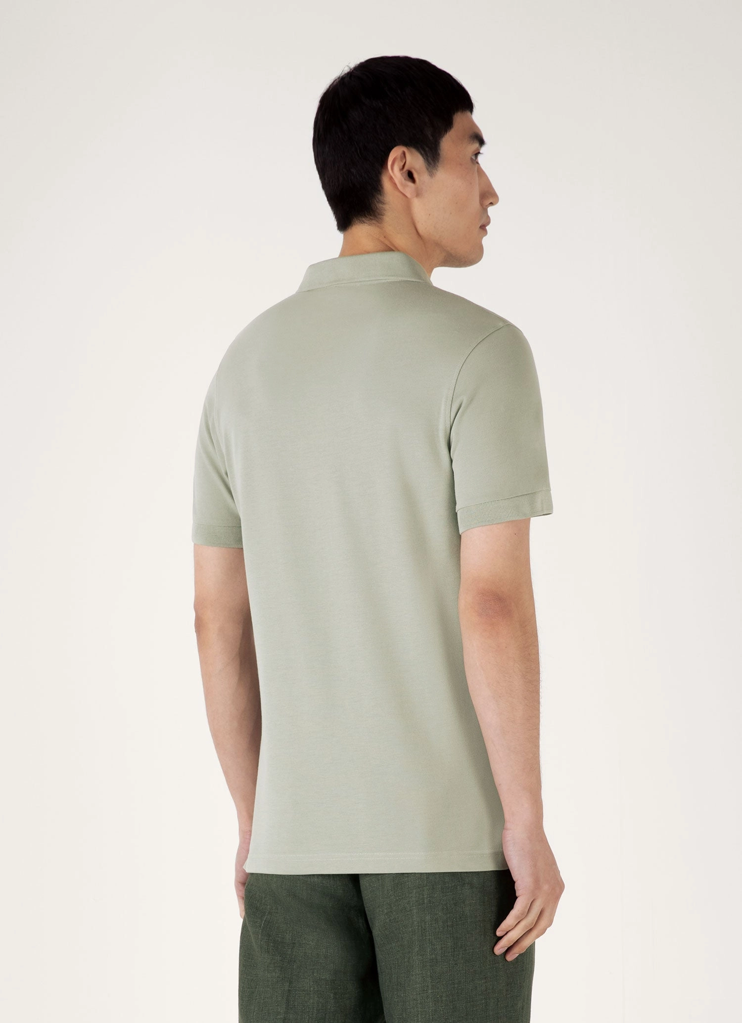 Slim Gear Men's Piqu?? Polo Shirt in Pastel Green