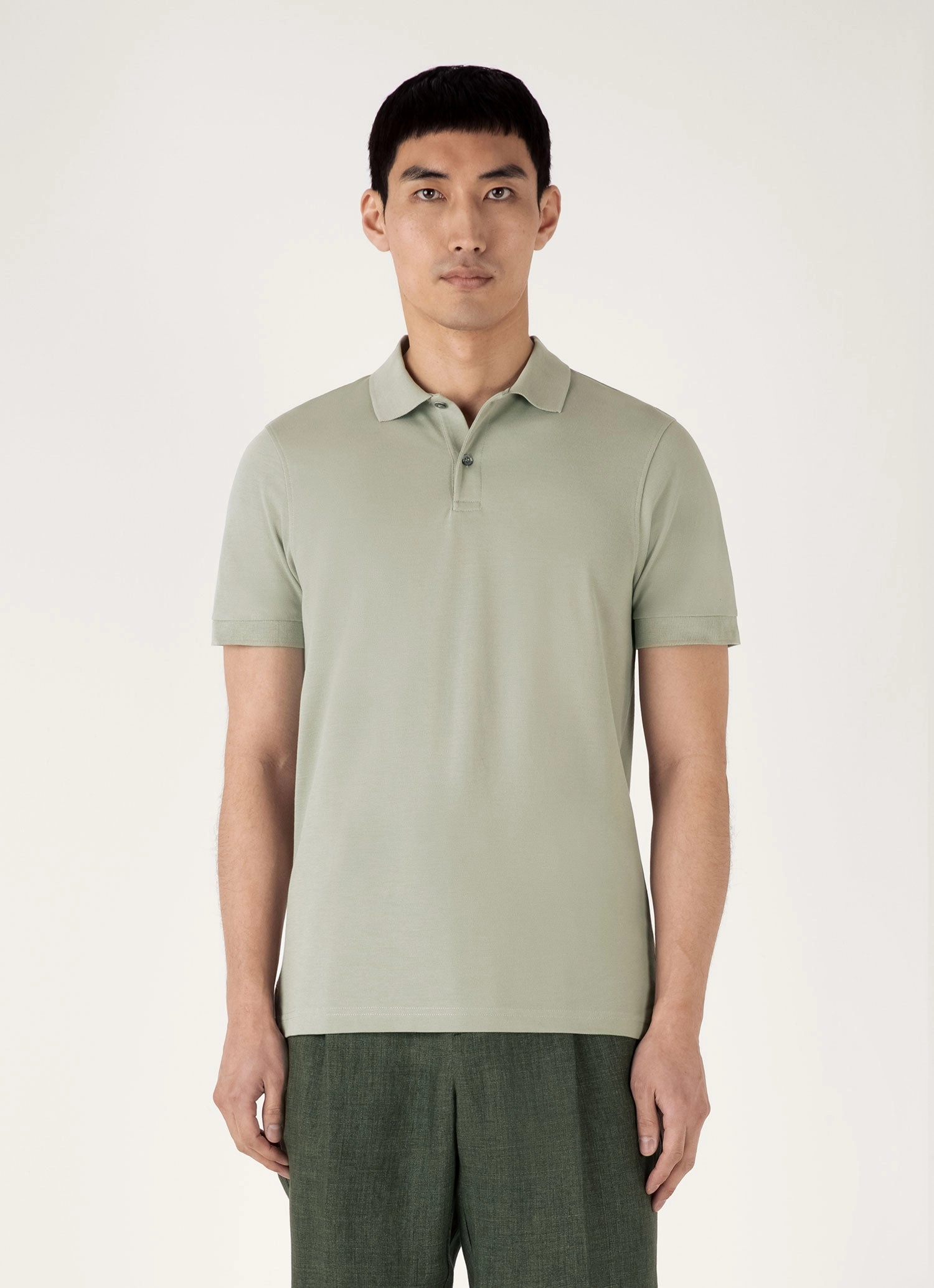 Slim Gear Men's Piqu?? Polo Shirt in Pastel Green