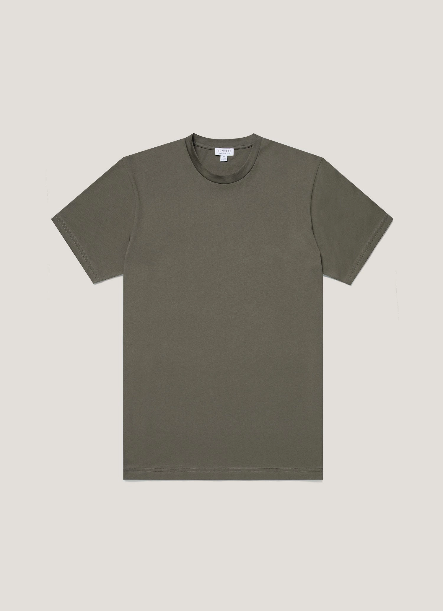Relax Wave Men's Riviera Midweight T?shirt in Khaki