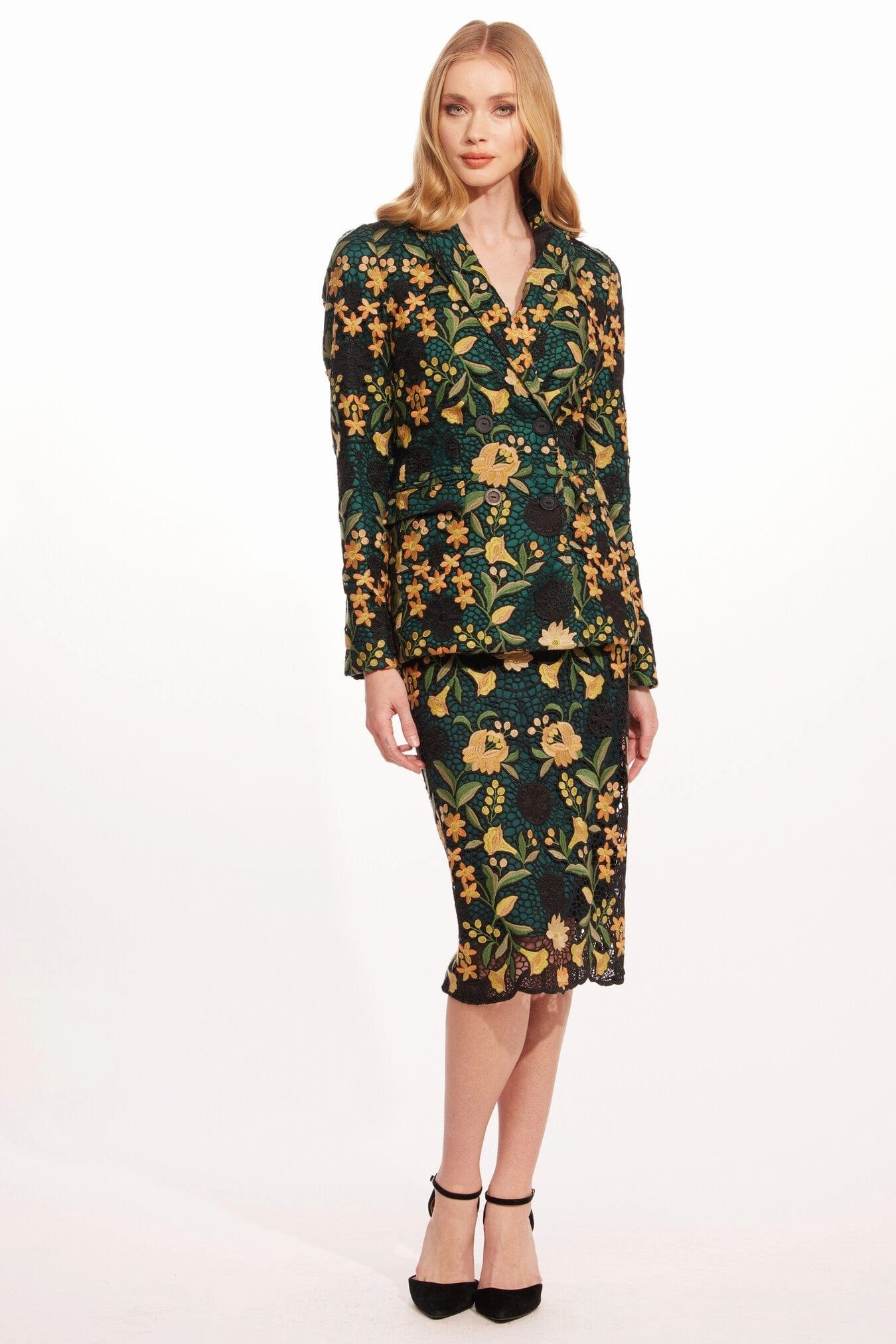 Smart Draping Alexey Jacket ?C Harvest Bloom