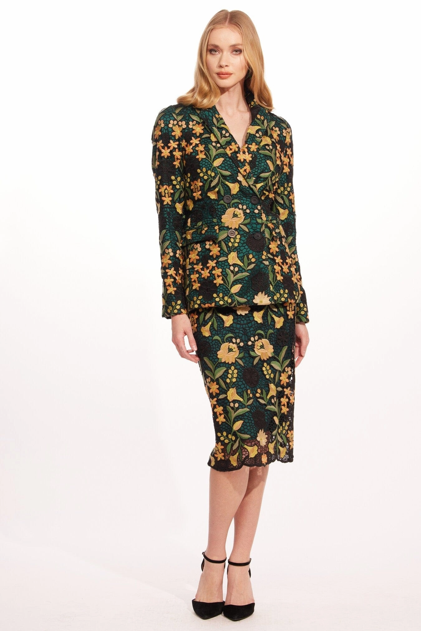 Smart Draping Alexey Jacket ?C Harvest Bloom