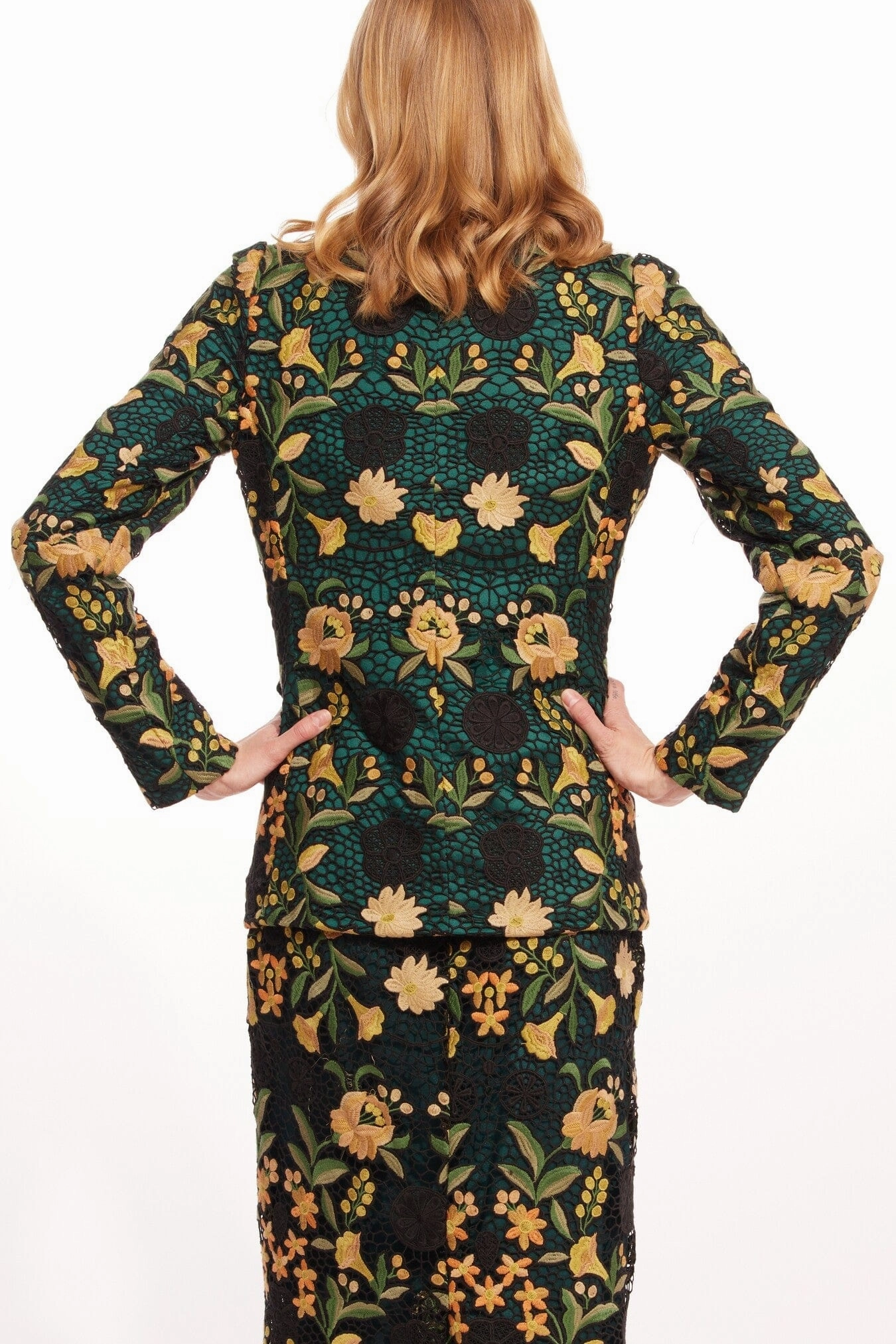 Smart Draping Alexey Jacket ?C Harvest Bloom