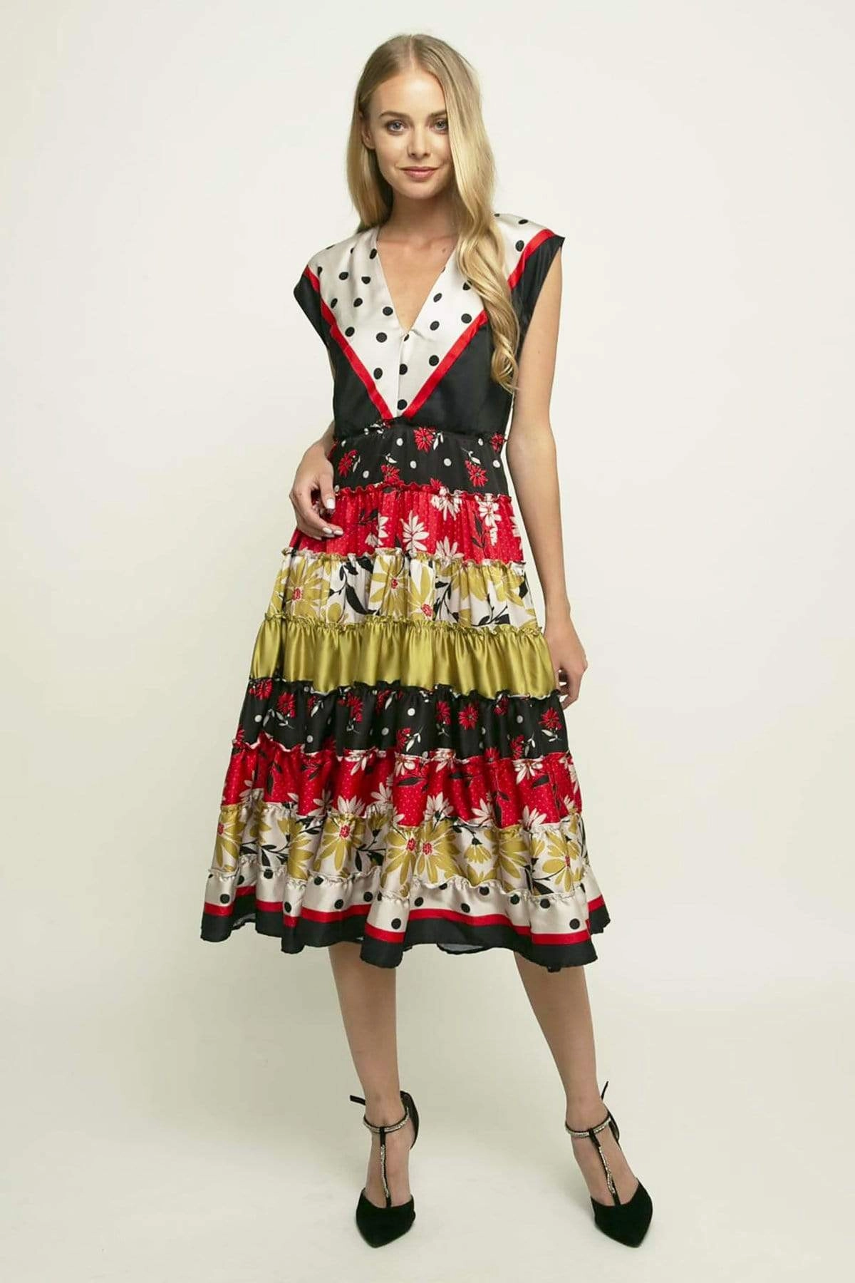 Smart Garments Strata Dress - Dessert Daisy