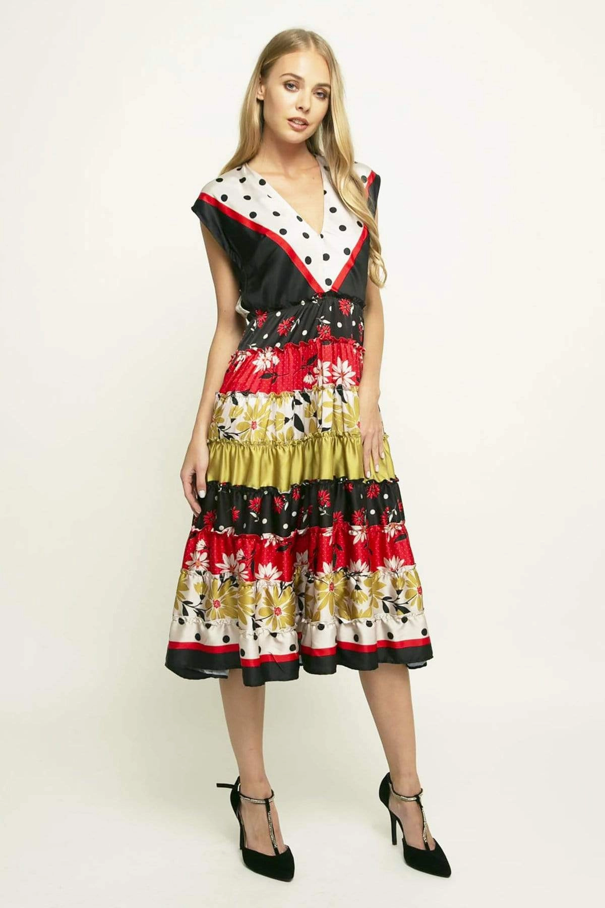 Smart Garments Strata Dress - Dessert Daisy