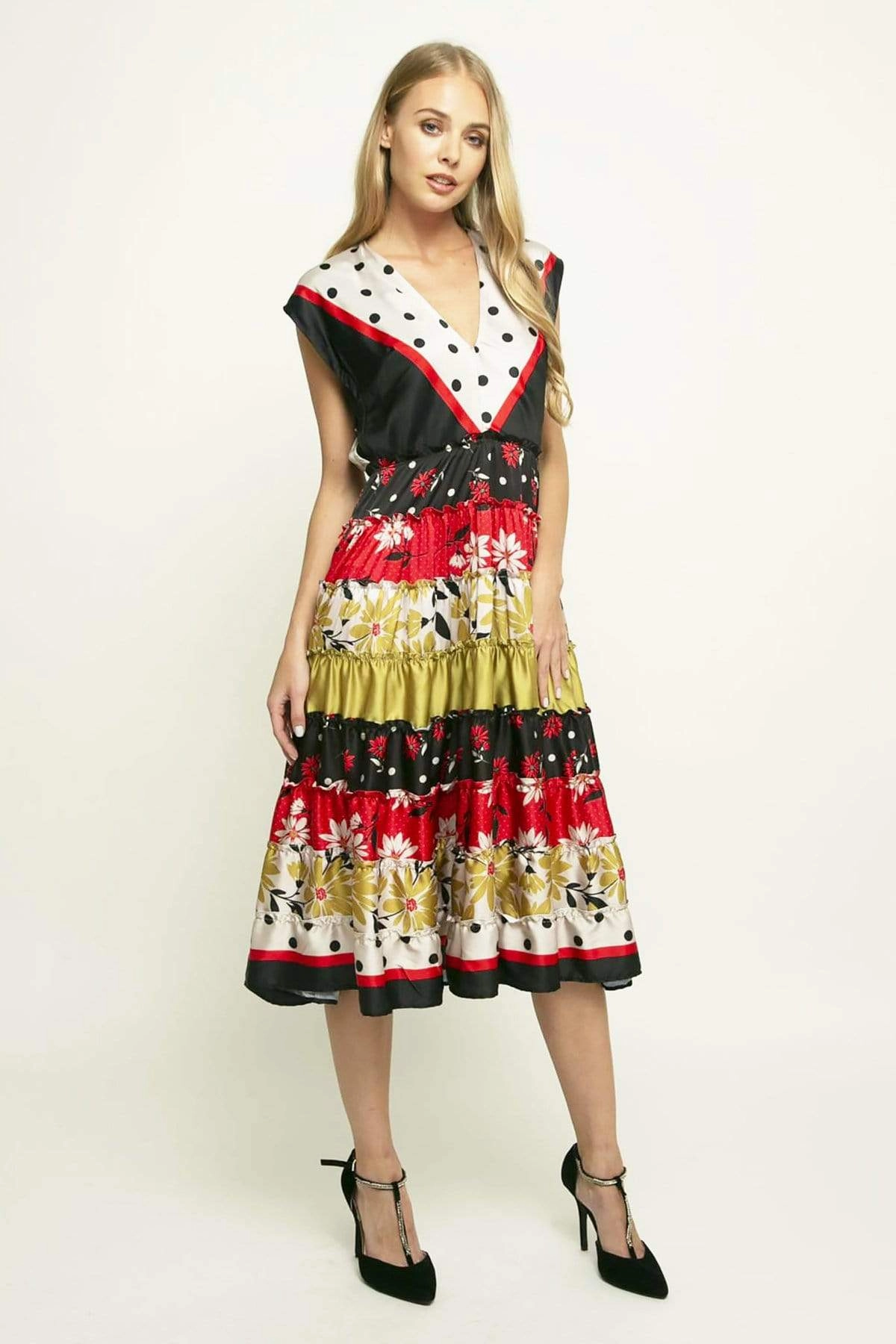 Smart Garments Strata Dress - Dessert Daisy