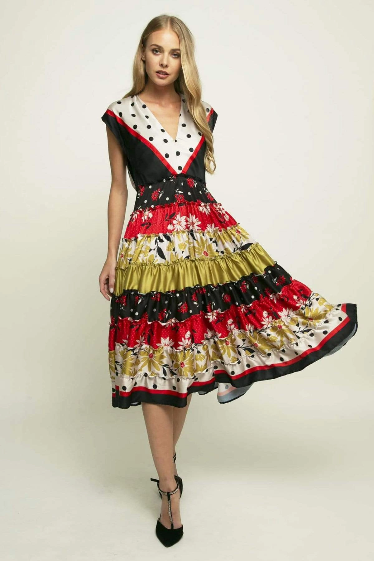 Strata Dress - Dessert Daisy Sleek Piece