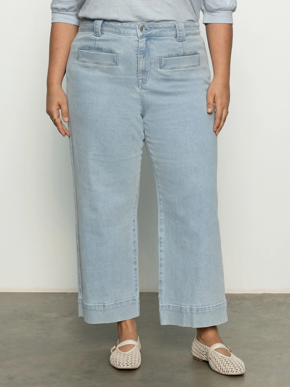 Smart Life Voyage Standard High Rise Crop Jeans Winner's Circle Extended Sizing