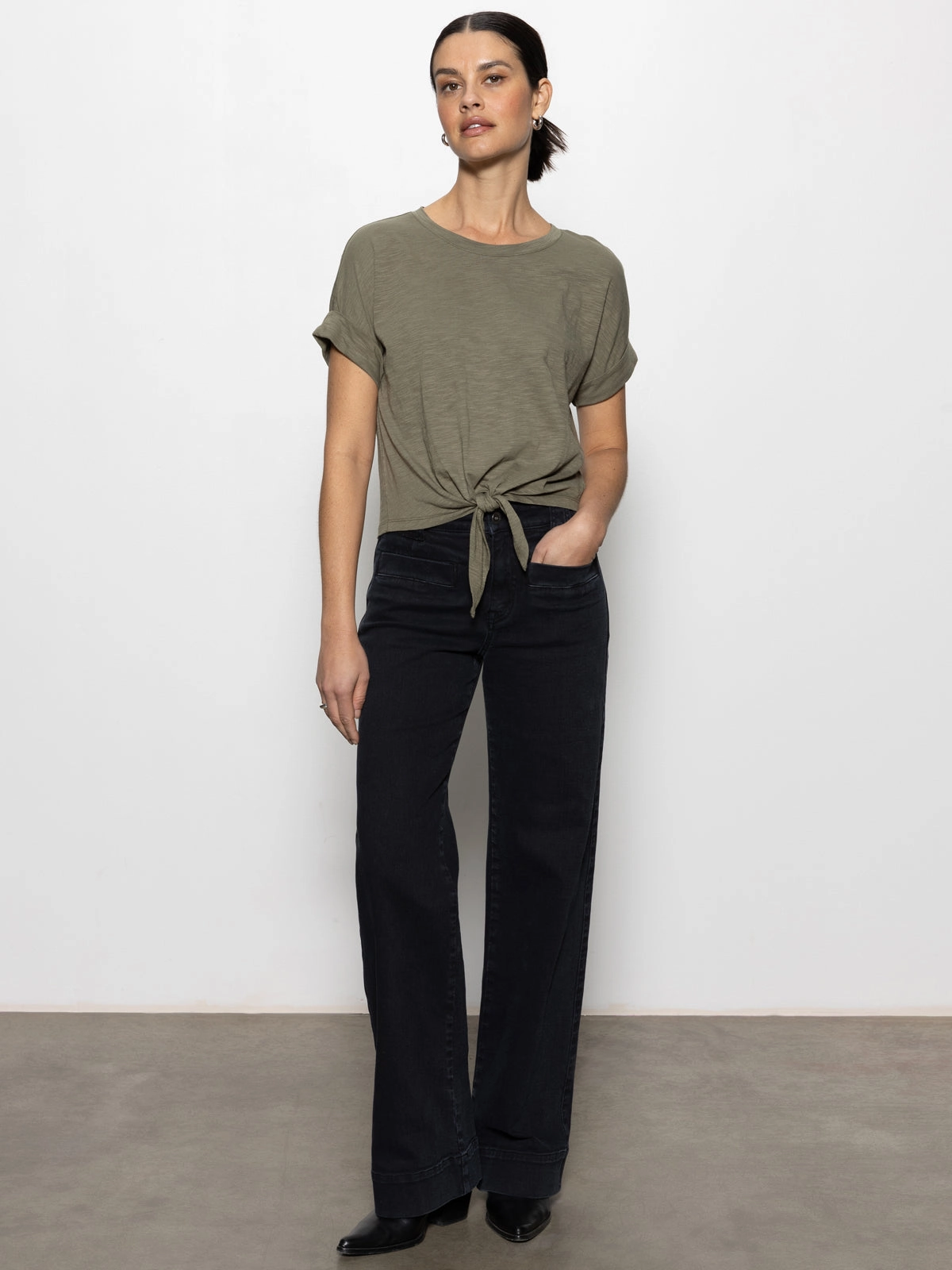 Smart Look Voyage Standard Rise Full Length Pant Black