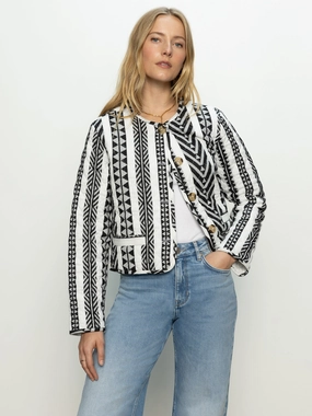 Sporty Jacket Timeless Piece Crafted Coco Jacket Crafted Stripe