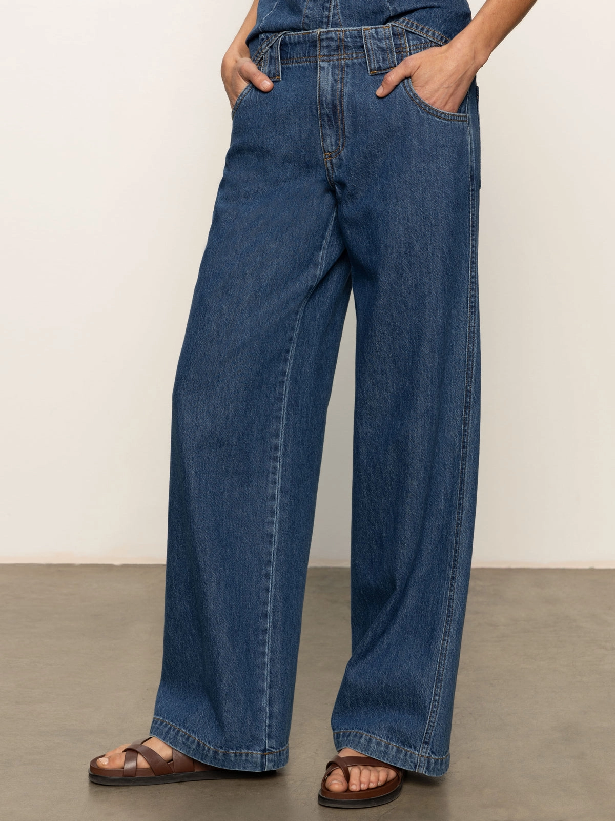 Smart Shape Arden Wide Leg Jeans Perfect Storm