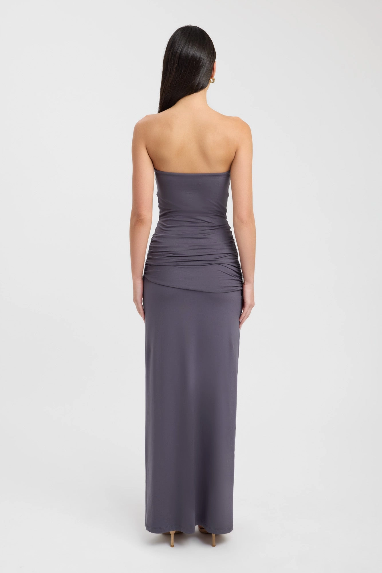 Smocked Waist Torin Trim Maxi Dress