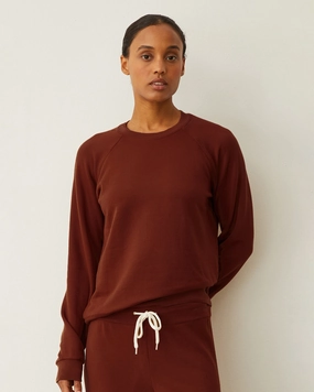 Softfleece Vintage Raglan Earthy Brown Power Dressing