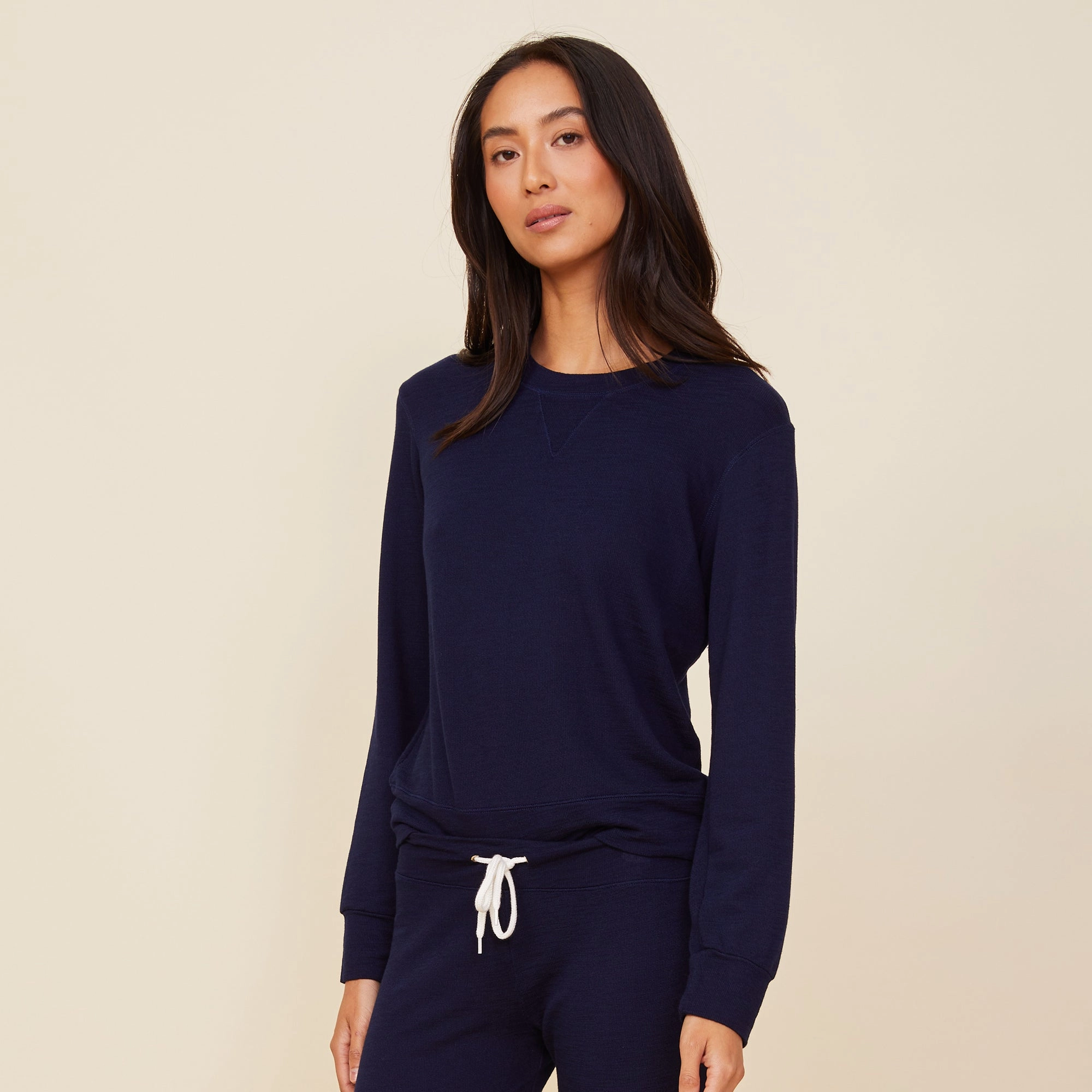 Smooth Look Supersoft Crew Neck Sweatshirt