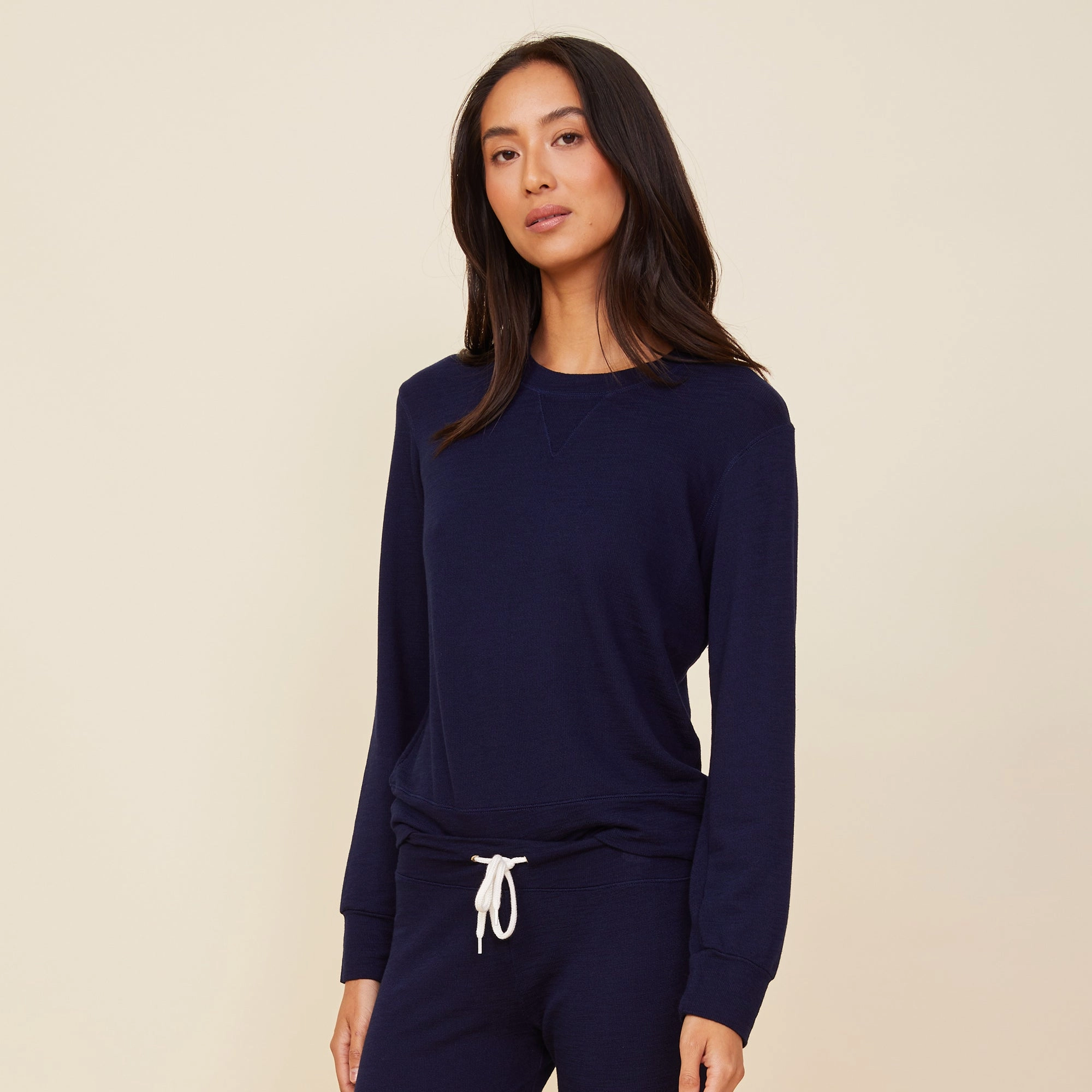 Smooth Look Supersoft Crew Neck Sweatshirt