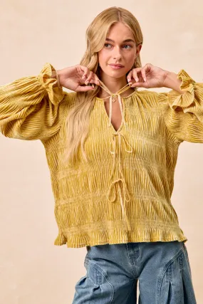 Urban Utility IT4450H-06 | CHRISTMAS THEME VELVET BOW TIED TOP WITH NECK DROP