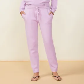 Soft Knit Cuffed Jogger Elegant Ceremony Timeless Visitor