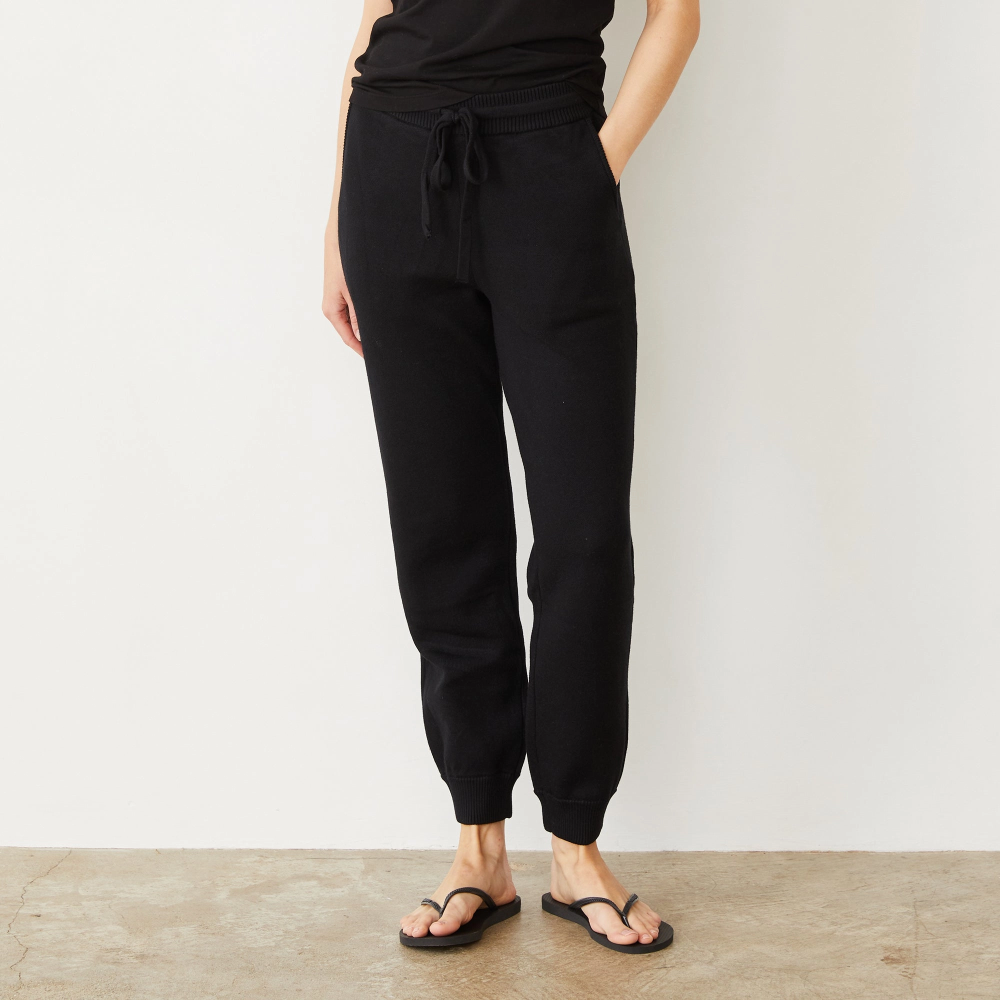 Soft Knit Cuffed Jogger Modern Look