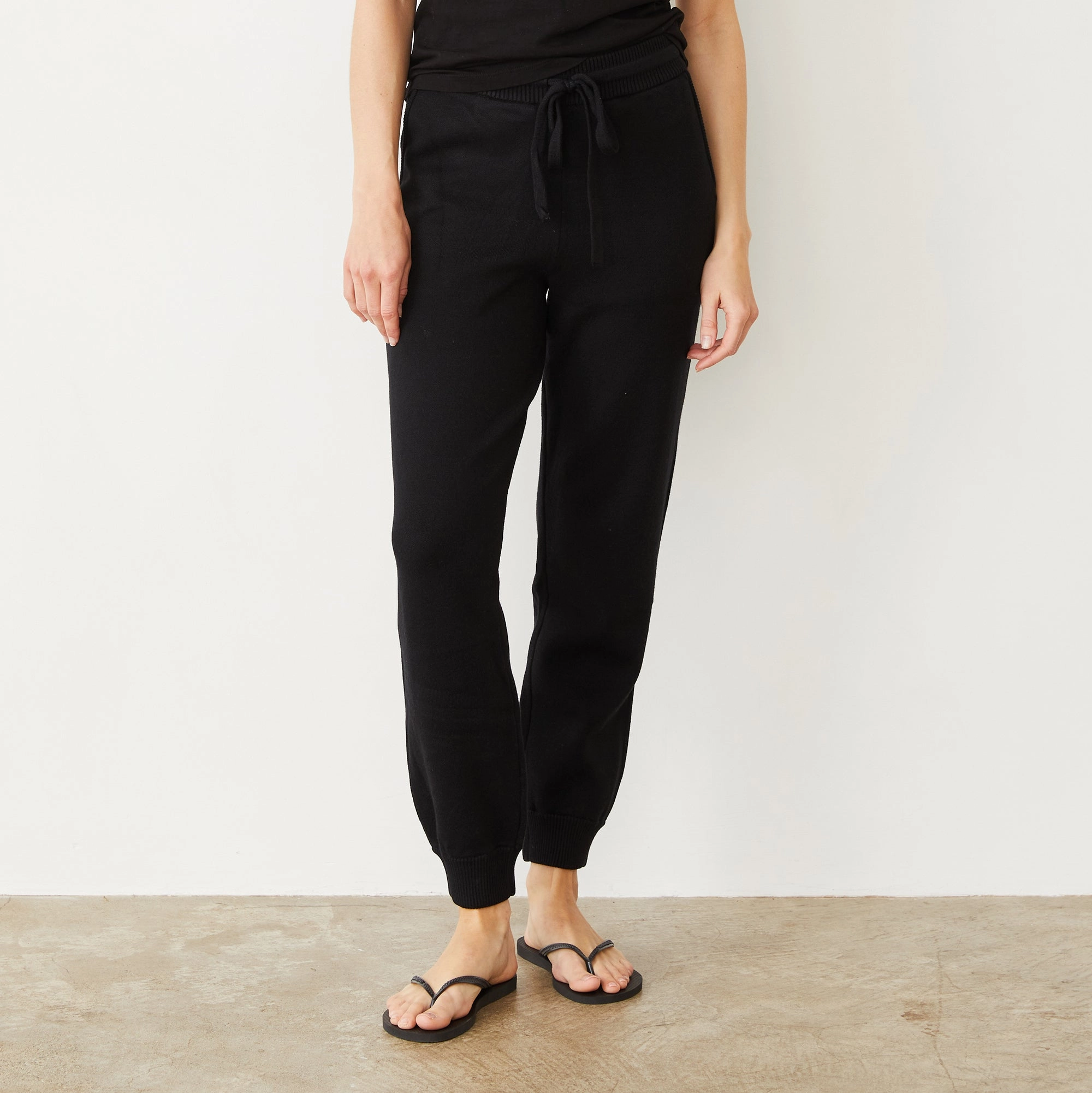 Soft Knit Cuffed Jogger Modern Look