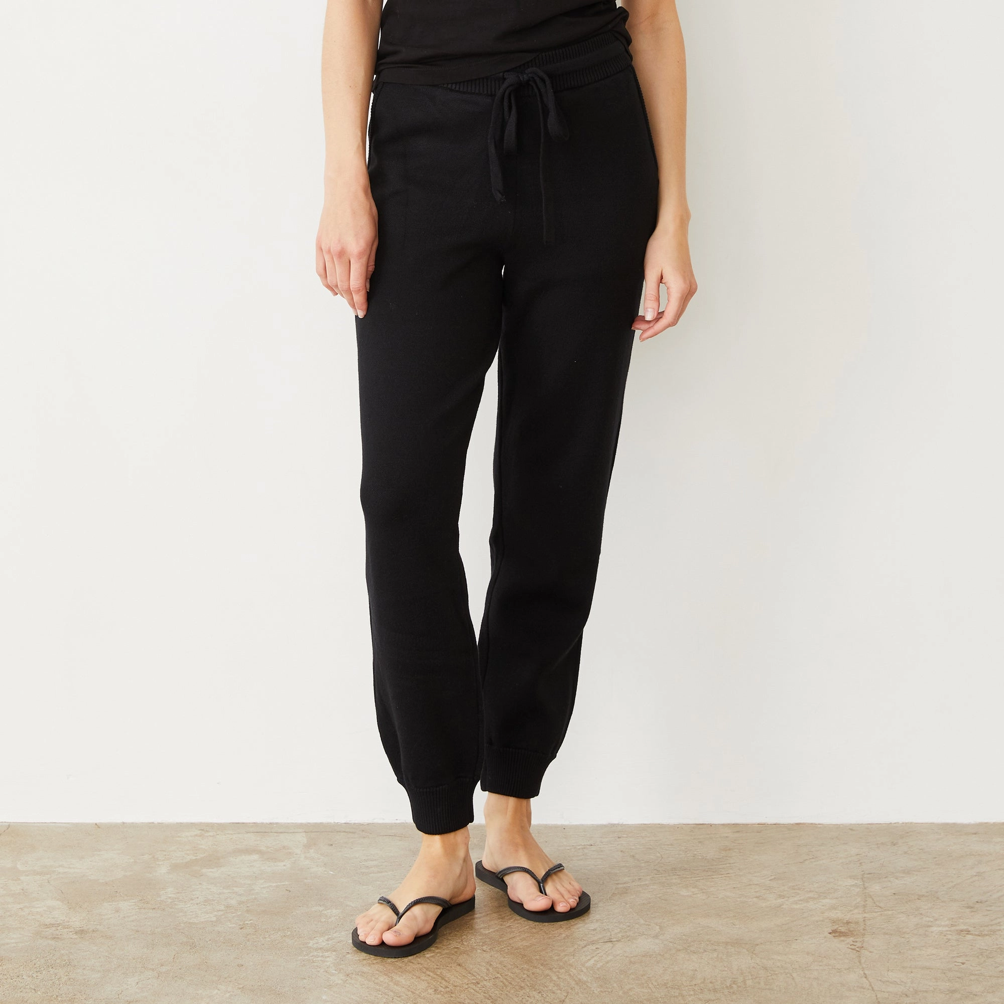 Soft Knit Cuffed Jogger Modern Look