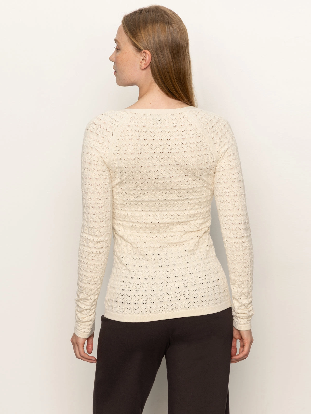 Soft Knit Fitted Raglan Cardi Light Oat
