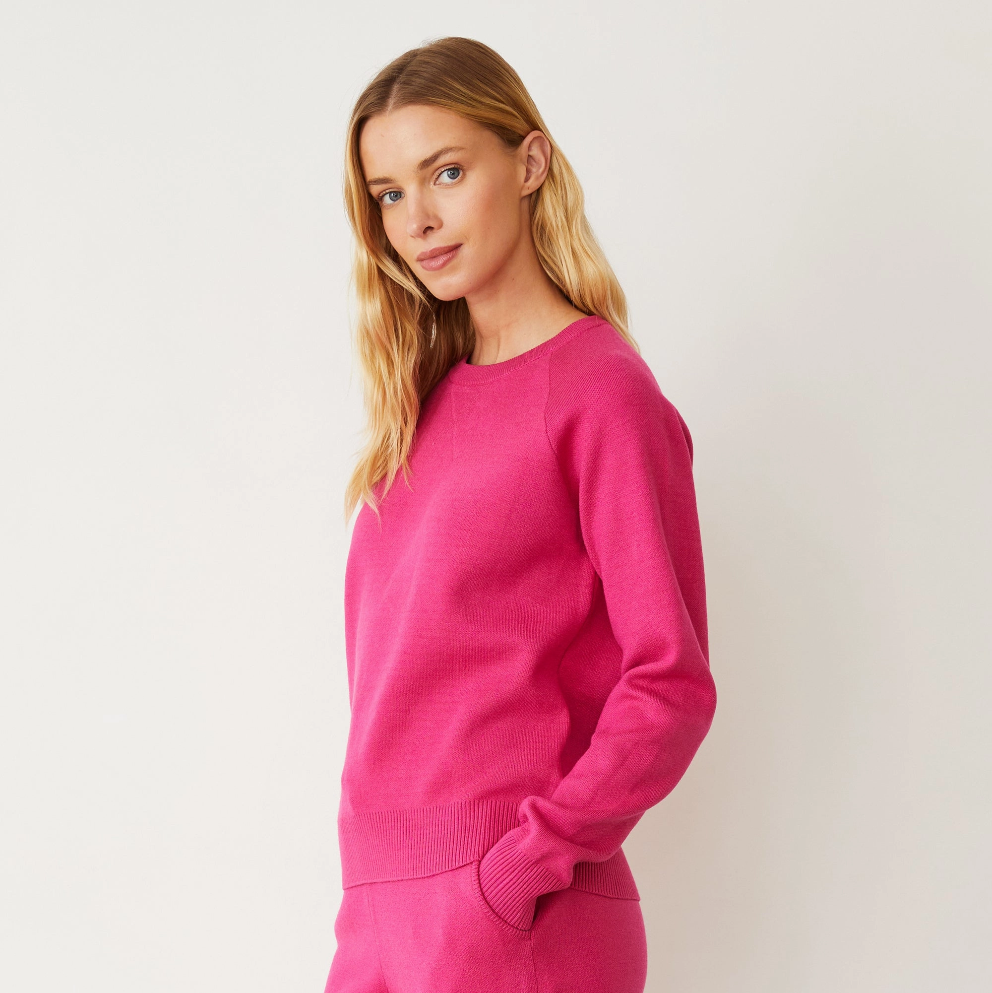 Soft Knit Raglan Sweater Versatile Looks