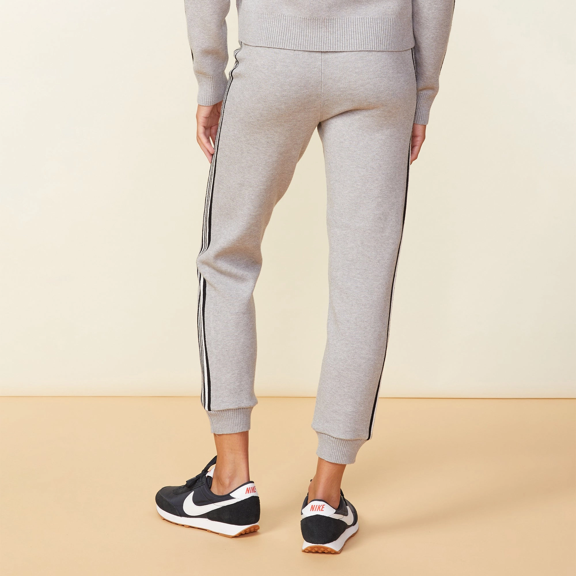 Soft Knit Track Cuffed Jogger Flattering Fit