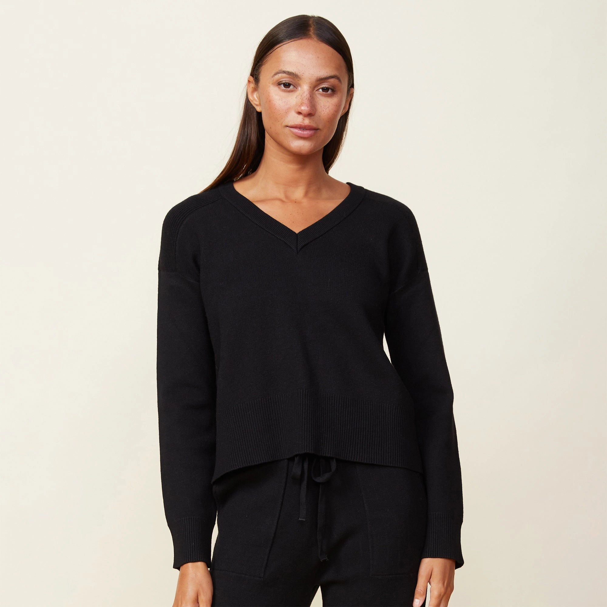 Stylish Ceremony mix and match Soft Knit V Neck Sweater