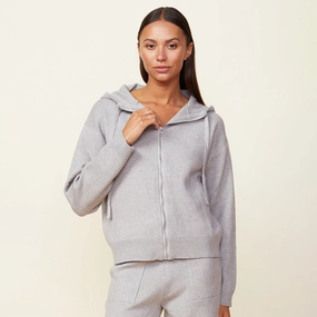 Soft Knit Zip Up Hoody Timeless Work