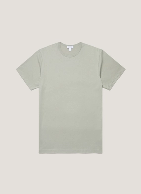 Men's Classic T-shirt in Pastel Green Comfy Style Trend Pulse